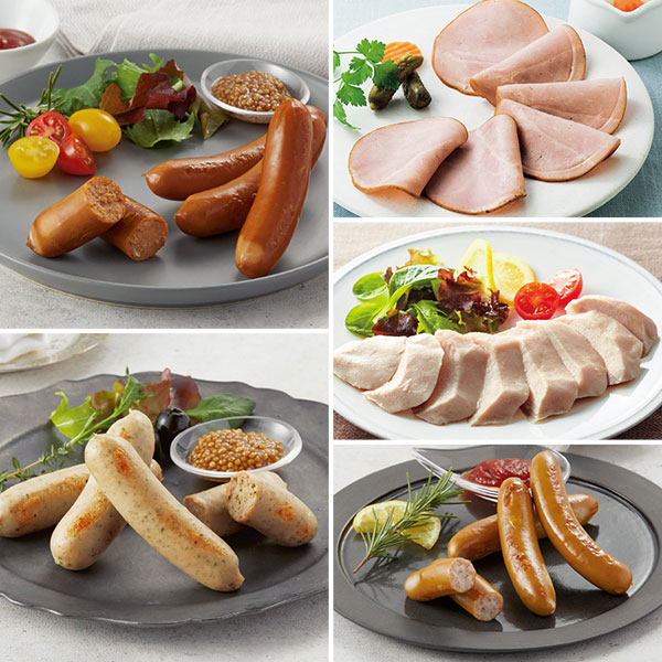 <!--SONOKOこだわり無塩せきお肉加工品5種セット* -->