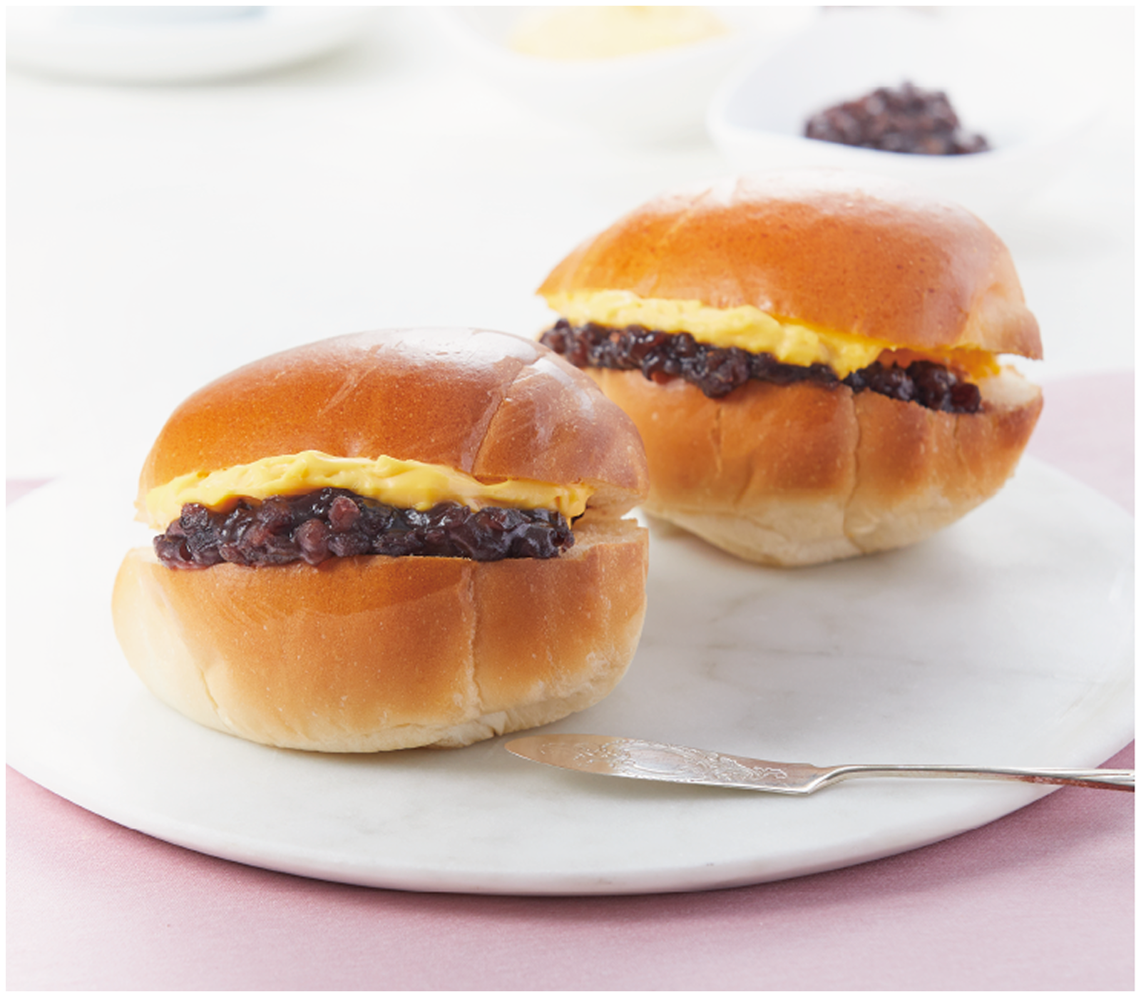 あずき&トーストクリームの幸せサンド