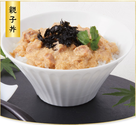だし薫るかき玉風親子丼