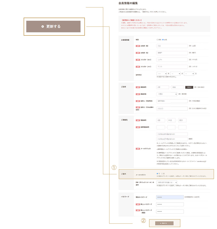 ご注文内容の確定／注文完了