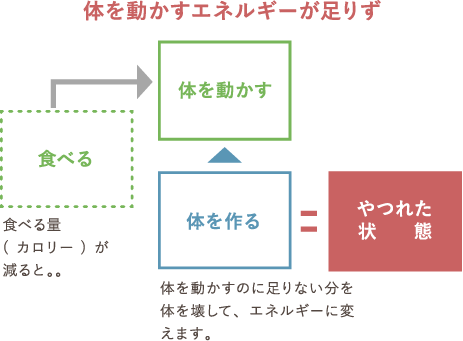 体重は落ちるけれども…